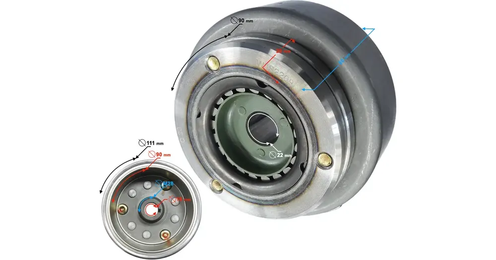 Magneetto, magneettopyörä Barton NXT 250 2021 Tukkuhinta