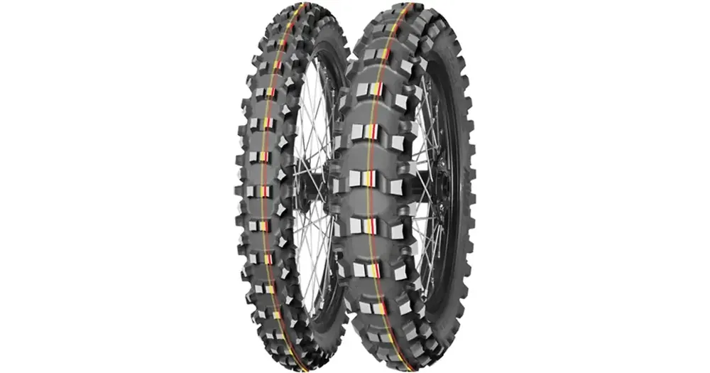 Offroad-moottoripyörän rengas Mitas 90/90-21 TERRA FORCE-MX SM 54M (PUNAKELTAINEN RAITA) TT eteen Merkkituote