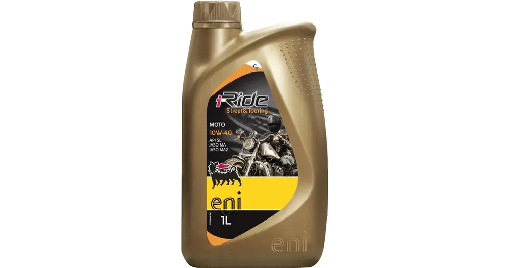 AGIP (ENI) I-Ride Moto 10W40 4T -moottoriöljy, puolisynteettinen, 1 litra Löytö