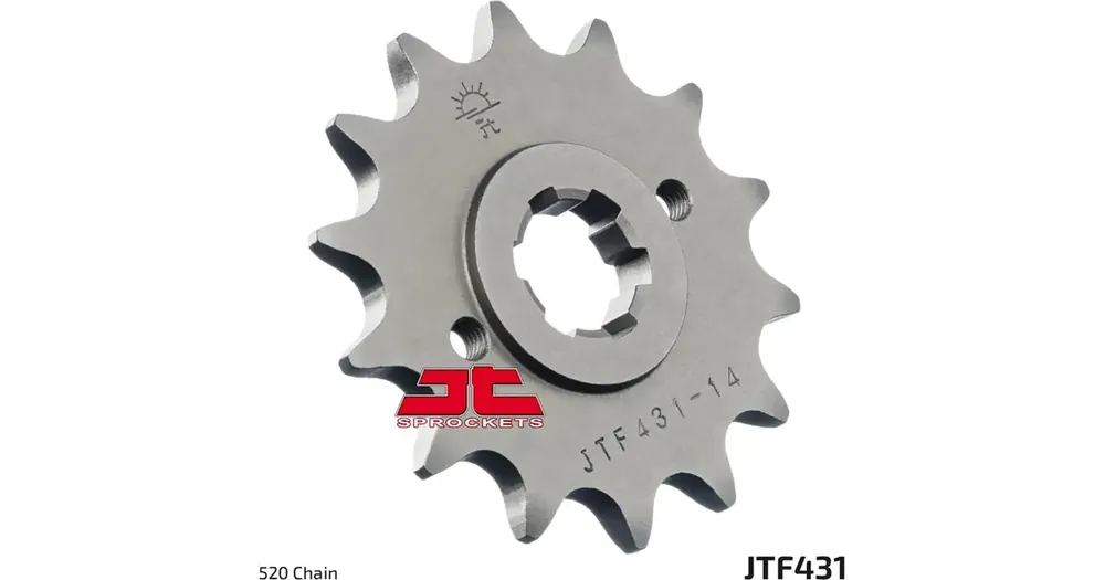 Eturatas 520 14 hammasta JT Sprockets JTF431 Tehdashinta