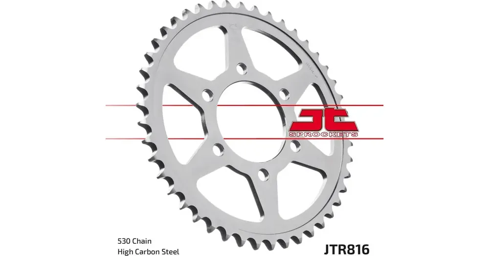 Takaratas 530 47 hammasta JT Sprockets JTR816 Rajoitettu Tarjous