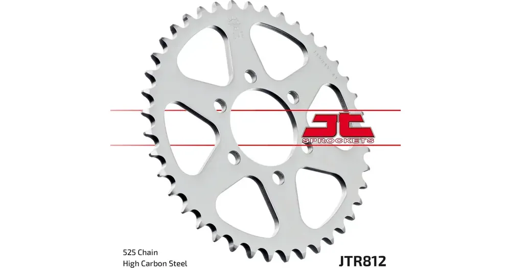 Takaratas 525 41 hammasta JT Sprockets JTR812 Osta Tänään