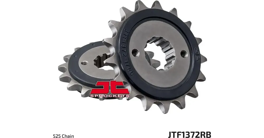 Etuhammasratas 525 17 hammasta, RB - kumilla päällystetty ketjunohjain, JT Sprockets JTF1372 Sertifioitu