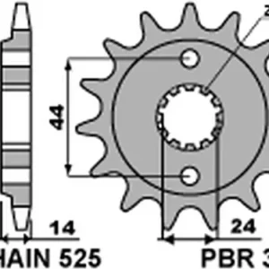 Eturatas 525 17 hammasta PBR 348 (JTF314) Tilaa Nyt