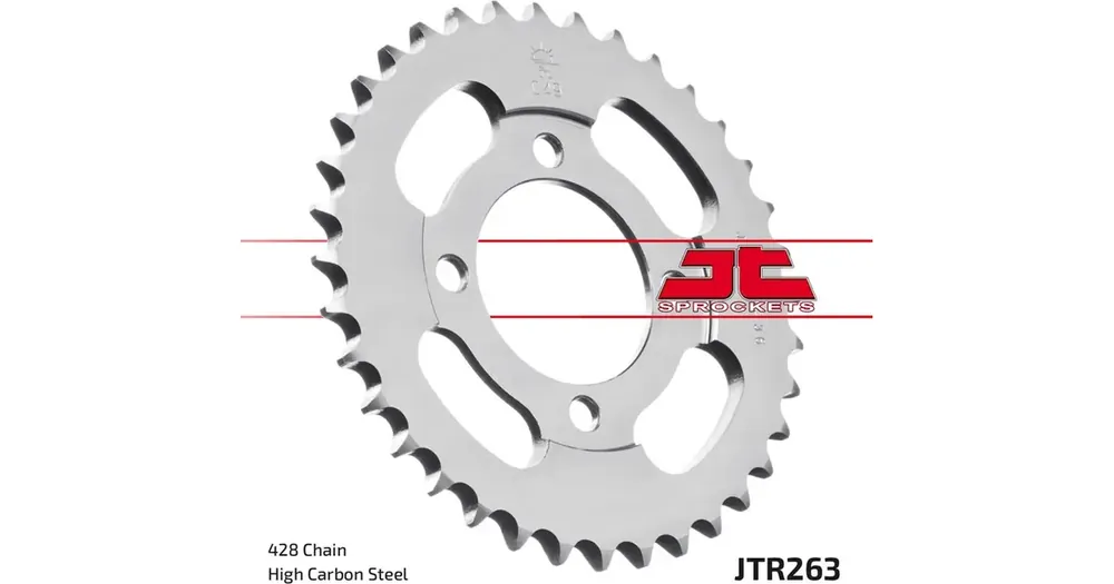 Takaratas 428 42 hammasta JT Sprockets JTR263 Kuuma Tarjous