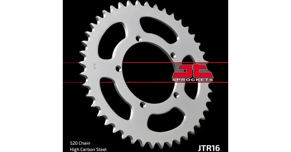 Takaratas 520 44 hammasta JT Sprockets JTR16 Uusi Kokoelma