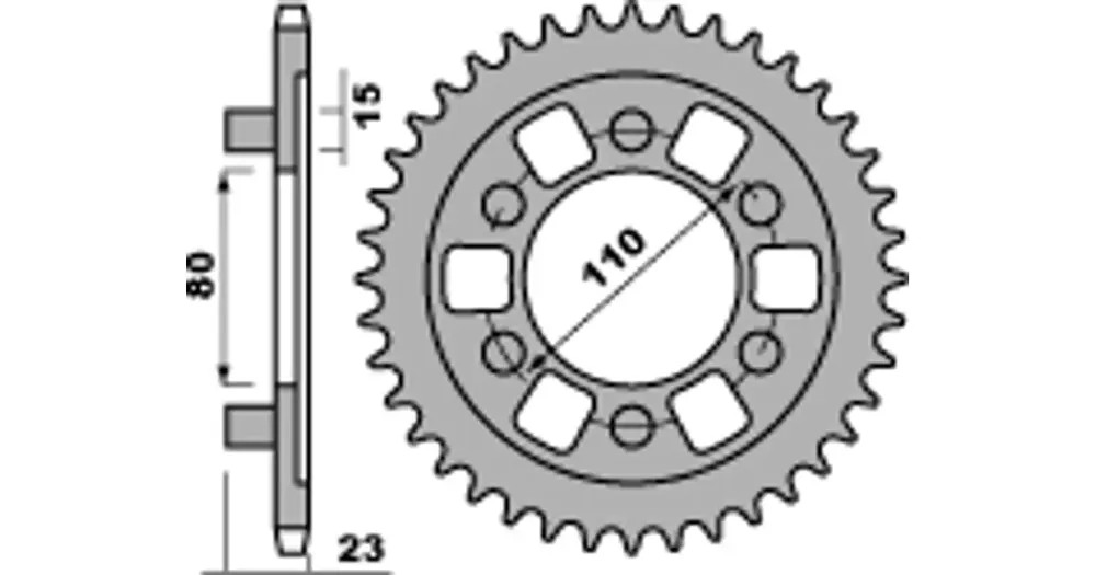 Tilaa Heti Takaratas 520 36 hammasta PBR 3553 (JTR19)