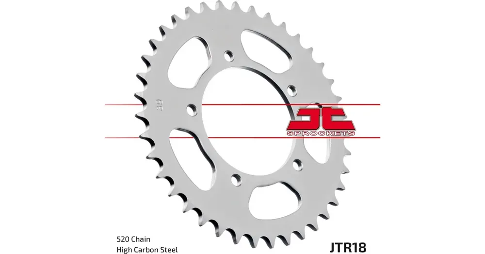 Takaratas 520 43 hammasta JT Sprockets JTR18 Tilaa Nyt