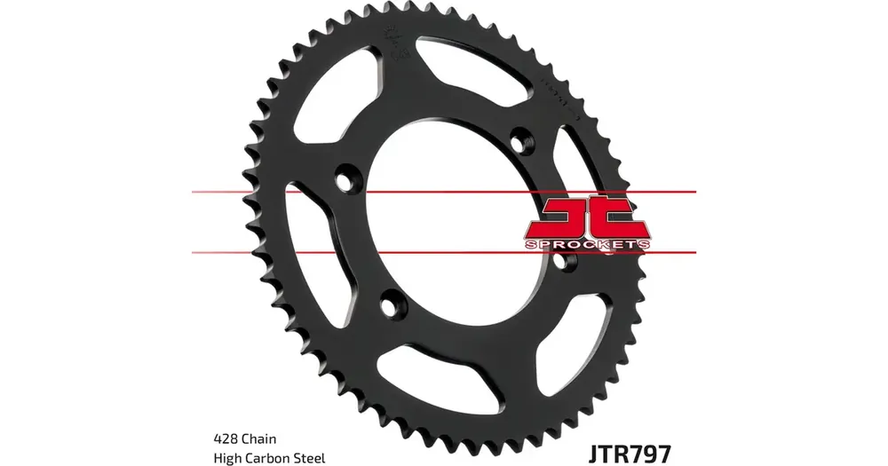 Takaratas 428 57 hammasta JT Sprockets JTR797 Osta Verkossa