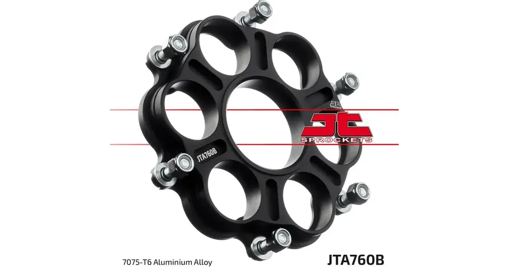 Suosittu JT Sprockets JTA760B takarattaan adapteri