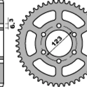 Alennettu Takaratas 420 58 hammasta PBR 4412 (JTR1133)