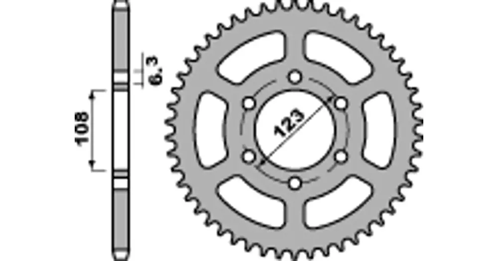 Alennettu Takaratas 420 58 hammasta PBR 4412 (JTR1133)