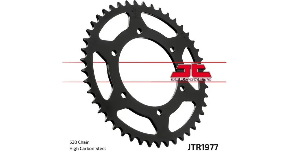 Kuuma Tarjous Takaratas 520, 45 hammasta, JT Sprockets JTR1977