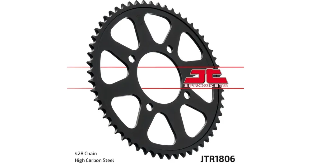Ilmainen Palautus Takaratas 428 56 hammasta JT Sprockets JTR1806