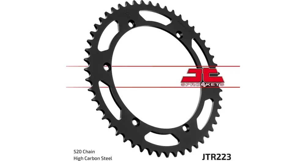 Takaratas 520 53 hammasta JT Sprockets JTR223 Tehdashinta