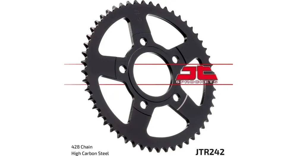 Vain Rajoitetun Ajan Takaratas 428 50 hammasta JT Sprockets JTR242