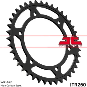 Turvallinen Maksu Takaratas 520, 40 hammasta, JT Sprockets JTR260