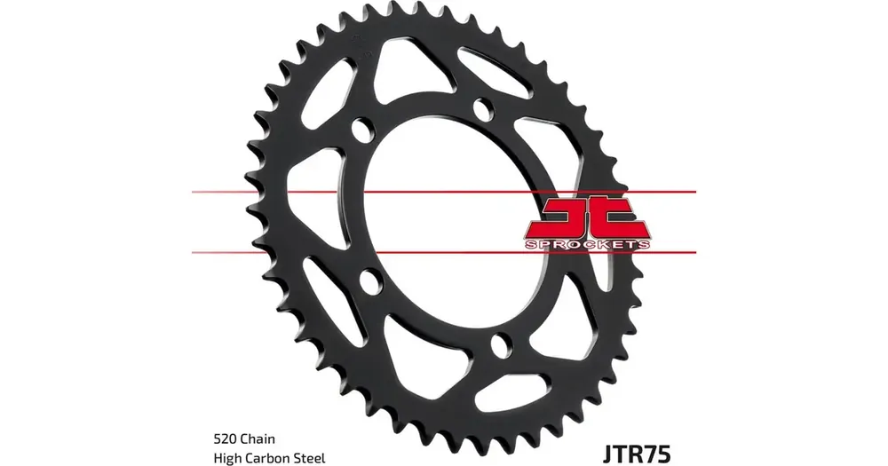 Takaratas 520 43 hammasta JT Sprockets JTR75 Viimeinen Mahdollisuus