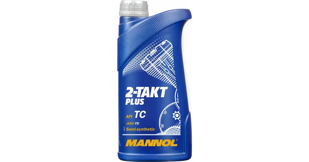 Edullinen Mannol 7204 Plus 2T -puolisynteettinen öljy 1L