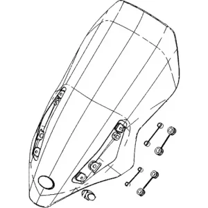 Halpa Hinta Tuulilasi Kymco CV3 550