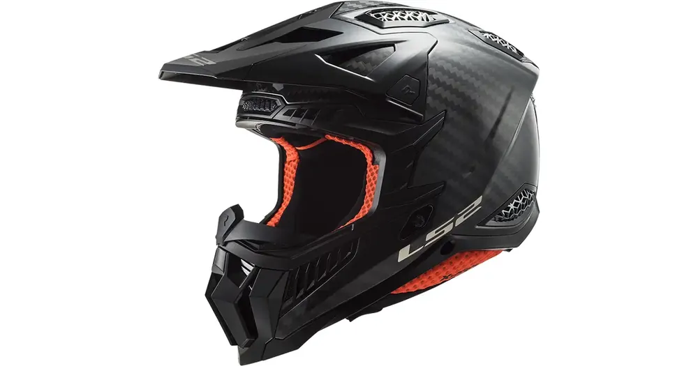 Kask offroad LS2 MX703 Carbon X-Froce Carbon Solid Vain Rajoitetun Ajan