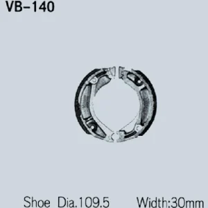 Halpa Vesrah VB-140S jarrukengät