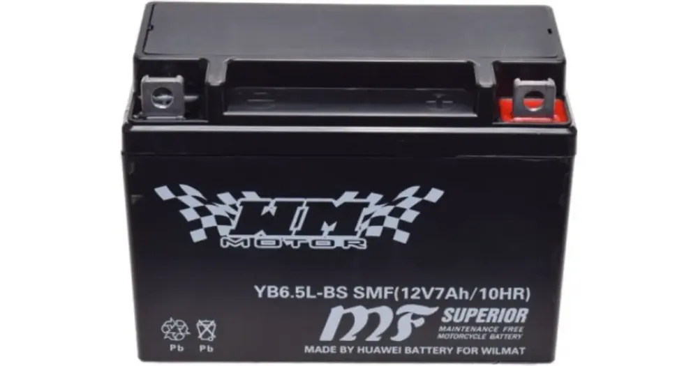 Akku YB6.5L-BS WM Motor 12V 6.5Ah 138x65x100mm 65CCA Tehdashinta