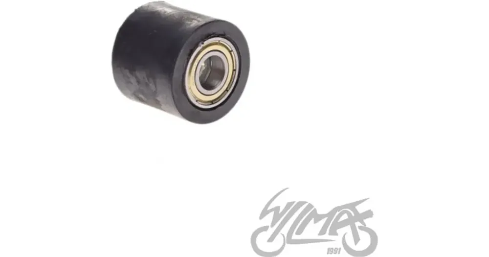 Ketjuohjausrulla, halkaisija 32 mm, reikä 10 mm, leveys 28 mm, musta, WM Motor Bestseller