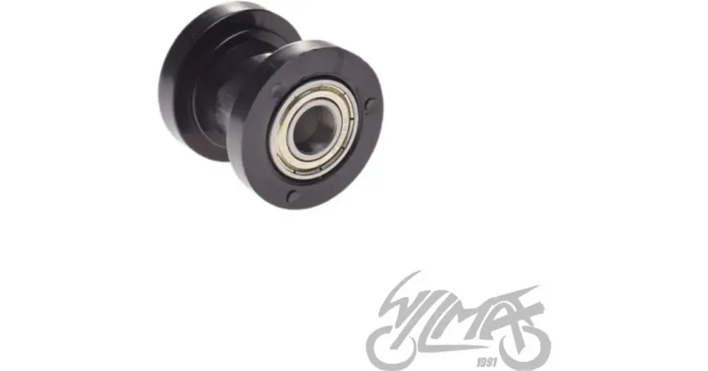 Ketjunohjainrulla, laippa 35 mm, halkaisija 22 mm, reikä 10 mm, leveys 33,5 mm, musta, WM Motor Bestseller