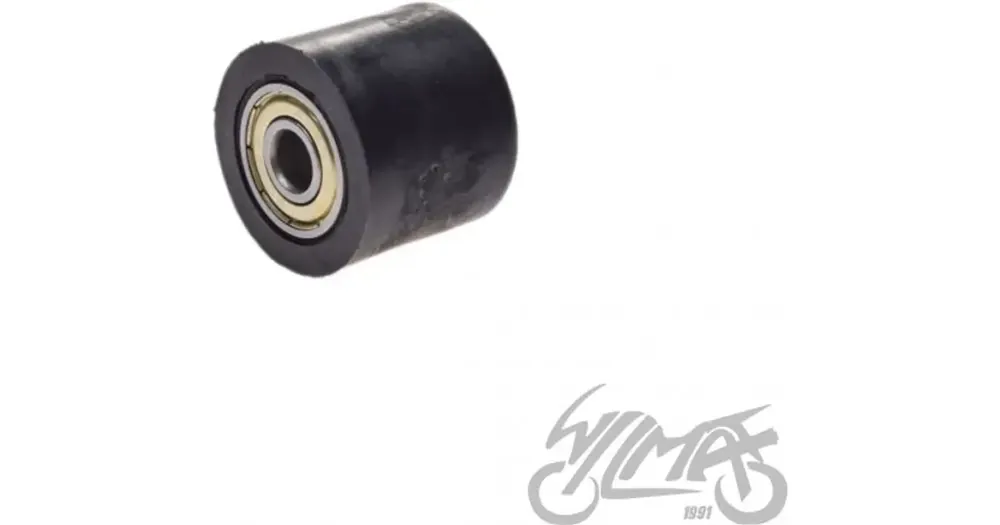 Ketjunohjainrulla, halkaisija 32mm, reikä 8mm, leveys 28mm, musta, WM Motor Uusi Kokoelma