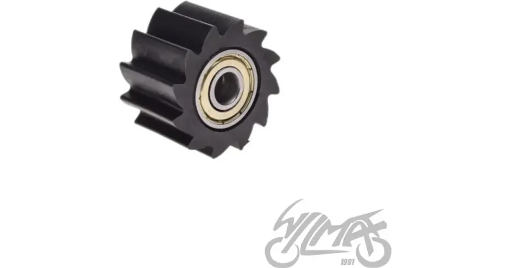 Ketjunkiristimen rulla, halkaisija 38mm, reikä 8mm, leveys 24mm, musta, WM Motor Eniten Myyty