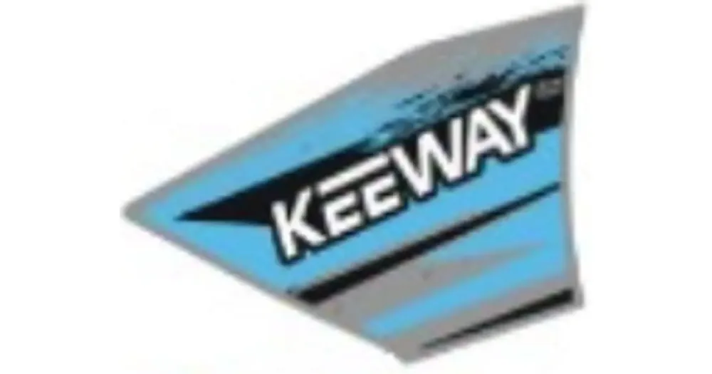 Etukatteen oikean puolen tarra, sininen HP07, Keeway Fact 05524B59HP07 Superhinta