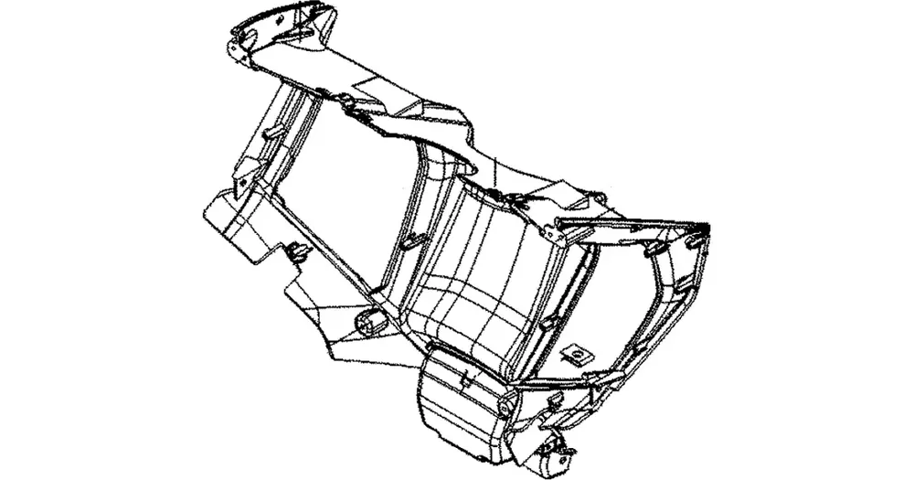 Alennettu Hinta Etuosan sisäsuojus musta N1R Kymco Xciting VS 400