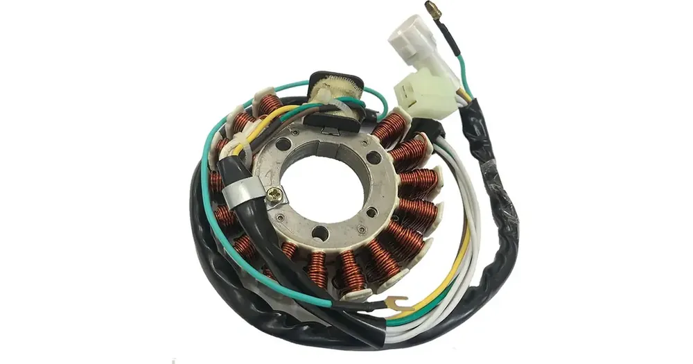 Staattori, sytytyspuola, generaattorin staattori, generaattorin käämi Gauss Yamaha XT 225, TDM 225 Kausialennus