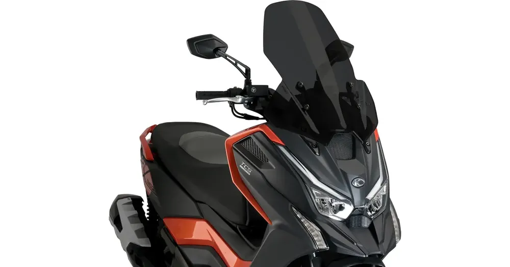 Tummanharmaa Puig V-TECH 21149F -tuulilasi, Kymco DT X360 Tilaa Heti
