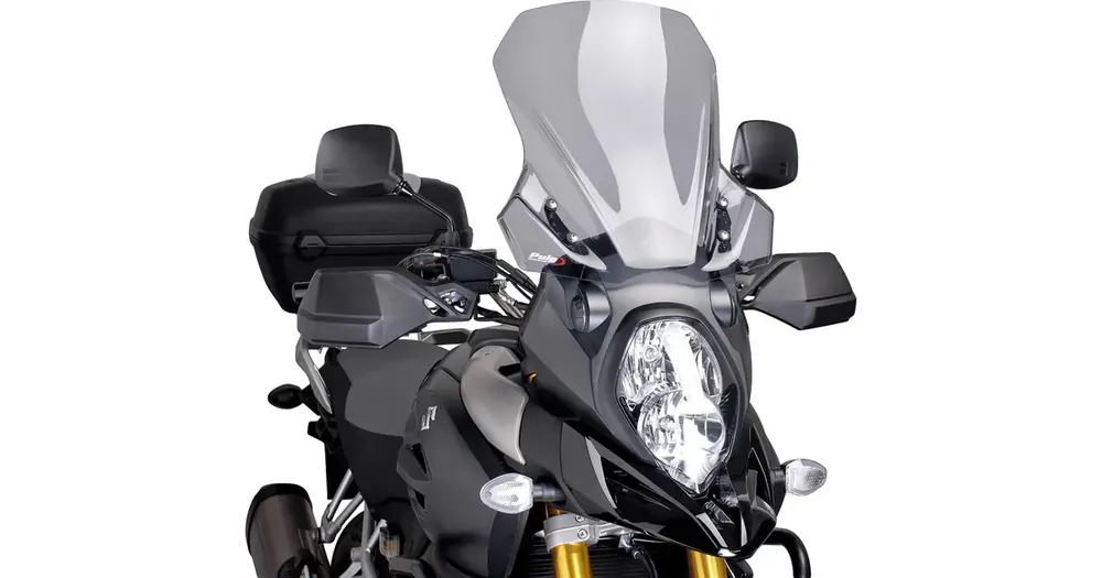 Päivän Tarjous Tuulilasi, kevyesti tummennettu, Puig 7229H Touring, DL1000 V-Strom 14-19, Suzuki DL1000XT V-Strom 17-19