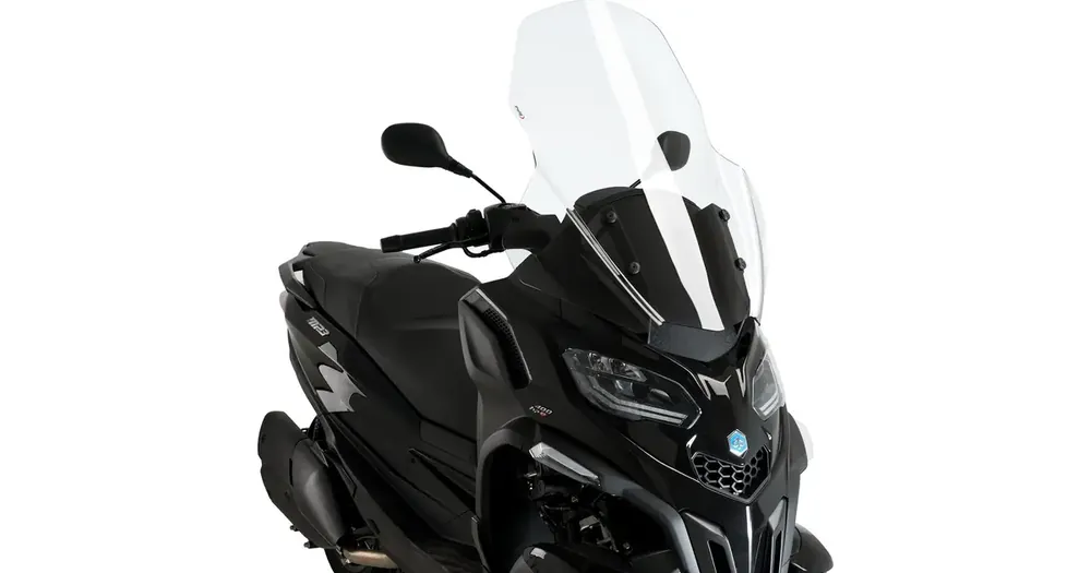 Tuulilasi, läpinäkyvä, Puig 21374W Touring, Piaggio MP3 400 / MP3 530 Pakollinen (Must-Have)