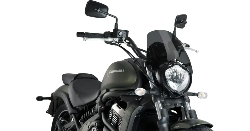 Alennettu Tumma tuulilasi, Puig 3175F Kawasaki Vulcan S 15-22
