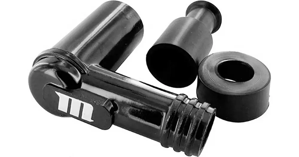Sertifioitu Motoforce sytytystulpan hattu, M4 90°, musta