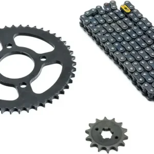 Voimansiirtosarja, takaratas 46 hammasta, eturatas 14 hammasta, vetoketju, Bajaj Pulsar NS 125 2022 Kuuma Tarjous