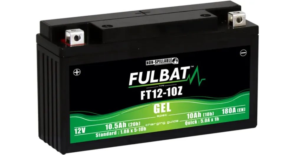 Fulbat FT12-10Z geeliakku 12V 10Ah 194x59x112mm 180CCA Kampanjahinta