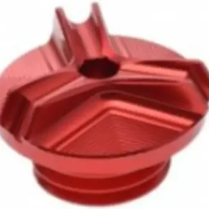 Halpa Hinta Öljyntäyttökorkki, M20x2,5 mm, punainen, Leoshi, Honda / Voge / Ducati