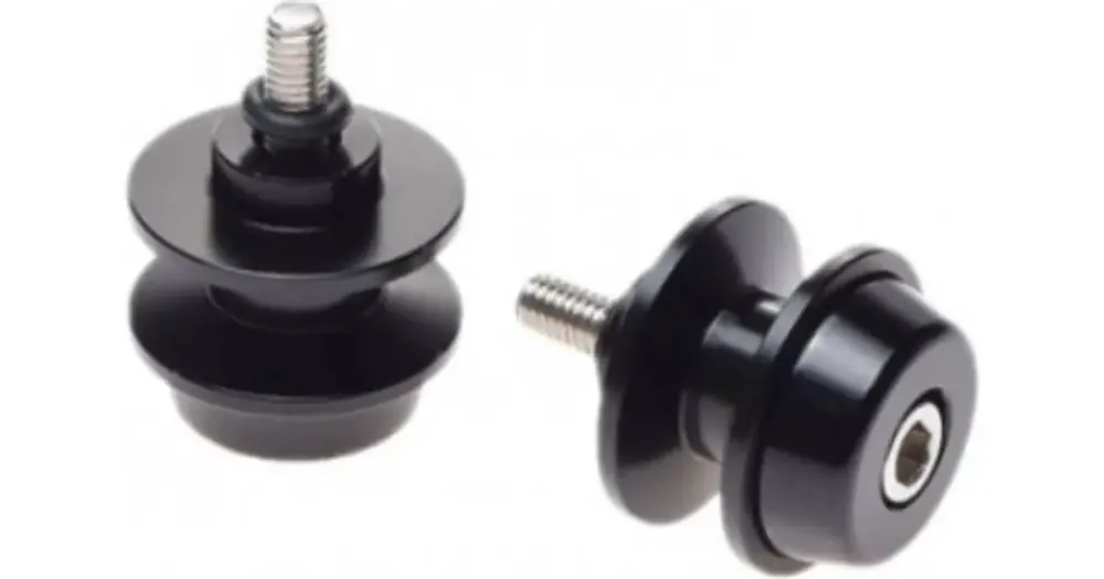 Swinginvarsirullat M6x1.00 mm, telineet jousituksen nostolaitteeseen, 2 kpl, musta, WM Motor, Benelli TRK 502 / 502X / 302 / 251 Halpa Hinta