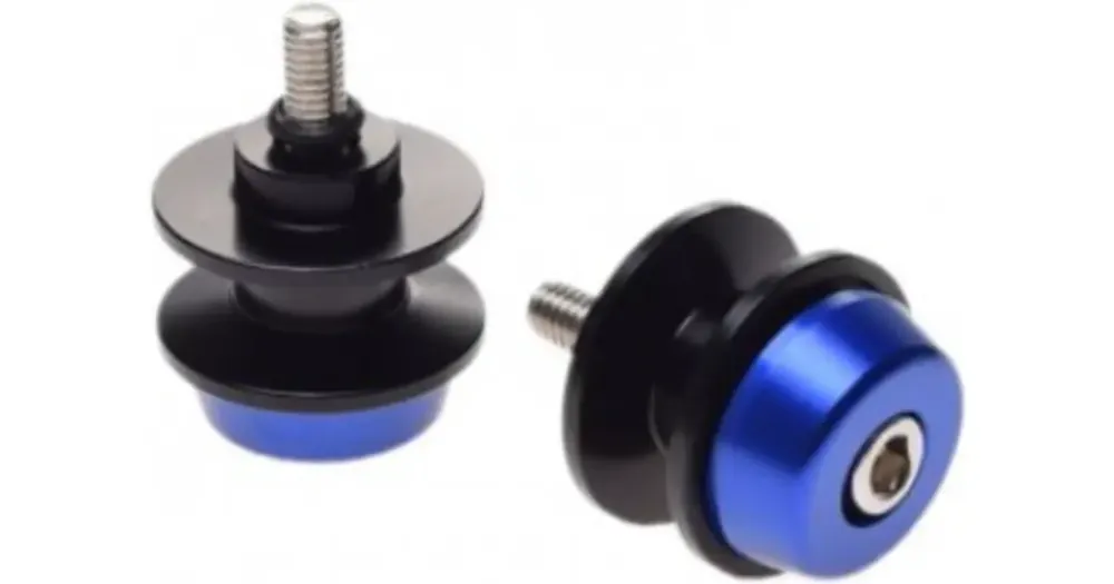 Kampanjahinta M6x1.00 mm keinuvivun rullat, telineet jousituksen nostimeen, 2 kpl, sininen, WM Motor, Benelli TRK 502 / 502X / 302 / 251