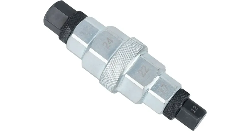 Yleisavain eturenkaaseen, 12, 14, 17, 19, 22, 24 MM Oxford Spindle Key 6 in 1 Eniten Myyty