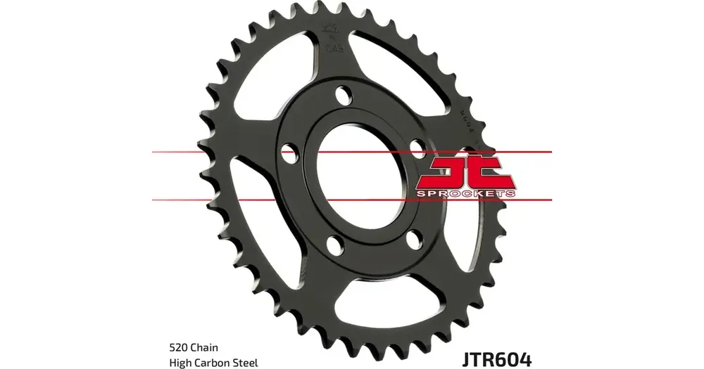 Takaratas 520 40 hammasta JT Sprocket JTR604 Alkuperäinen