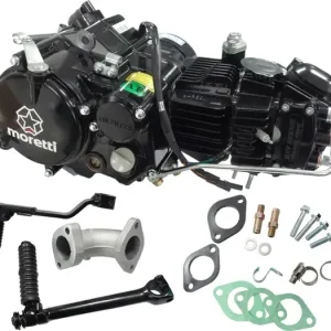 Asiakkaiden Suosikki Moottori, täydellinen 170cc, manuaalivaihteisto 4 vaihdetta, Moretti Parts 1P62FMK 170 4T AC vaakasuora