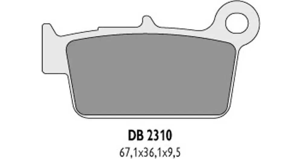 Jarrupalat KH367, Delta Braking DB2310OR-D, Aprilia RXV / Beta RR, Xtrainer / Gas Gas EC, MC, XC / TM Racing MX, EN Loppuunmyynti