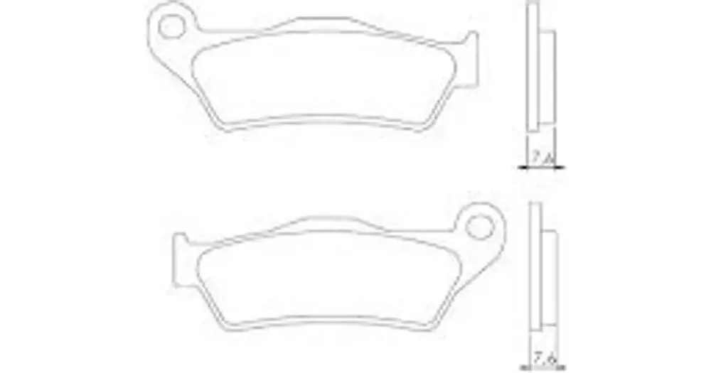 Asiakkaiden Suosikki Jarrupalat, sintratut metallipalat, kultaiset, KH181, Brenta BR4027, BMW / Gas Gas / Husaberg / Husqvarna / KTM / TM Racing