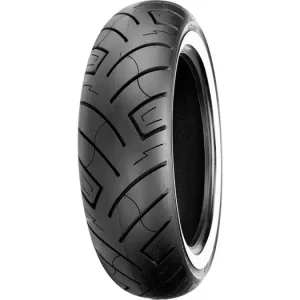 Moottoripyörän rengas Shinko 170/70-16 SR777 75H TL WW valkoinen sivuseinä, takaosa Eniten Myyty